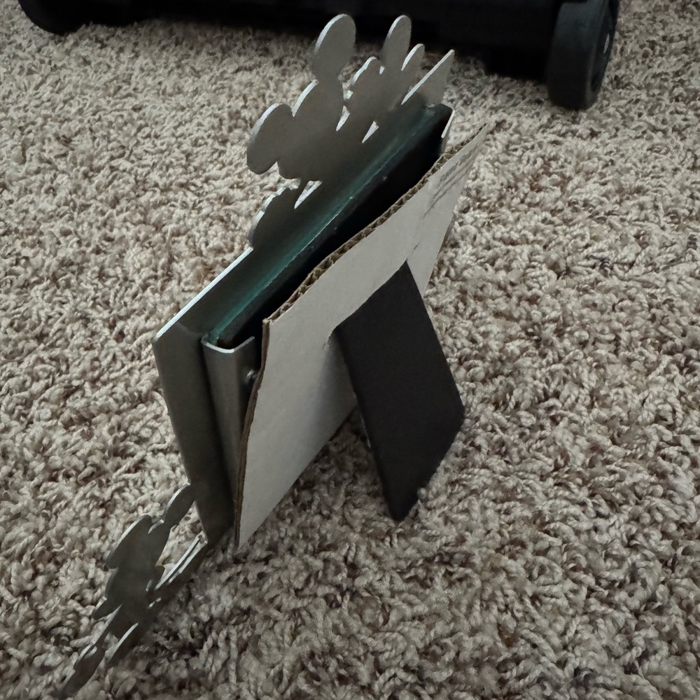 Silver Mickey Mouse Picture Frame 4x4 - Picture 4 of 4